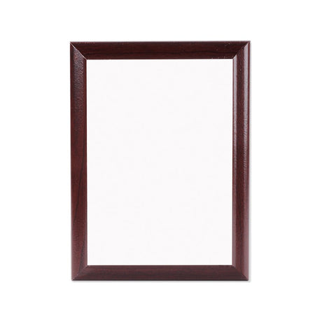 Unisub 9" x 12" Cherry Sublimation MDF Plaque with Ogee Edge - HeatPressNation